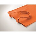 Plátenná nákupná taška s dlhými uchami, oranžová