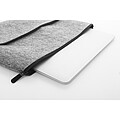 Plstená taška na notebook RPET, sivá