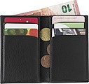 POGAMOS Kožený obal na kreditné karty s RFID ochranou