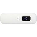 Powerbanka 10 000 mAh 35W pre tablet s integrovaným káblom typu C – vyrobené z recyklovaného plastu, biela