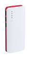 Powerbanka 10000mAh, biela s červeným bokom