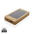 Powerbanka 10000mAh so solárnym panelom a bambusovým povrchom