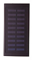 Powerbanka 4000mAh so solárnym dobíjaním, telo z recyklovaného hliníka, čierna