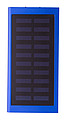 Powerbanka 4000mAh so solárnym dobíjaním, telo z recyklovaného hliníka, modrá
