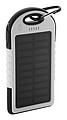 Powerbanka 4000mAh so solárnym nabíjaním, biela