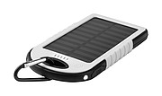 Powerbanka 4000mAh so solárnym nabíjaním, biela