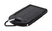 Powerbanka 4000mAh so solárnym nabíjaním, čierna