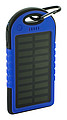 Powerbanka 4000mAh so solárnym nabíjaním, modrá