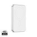 Powerbanka 5000mAh s bezdrôtovým nabíjaním, strieborná