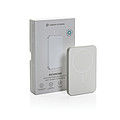 Powerbanka 5000mAh s bezdrôtovým nabíjaním, strieborná
