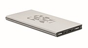 Powerbanka 8000 mAh, strieborná