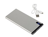 Powerbanka s kapacitou 10000mAh, strieborná