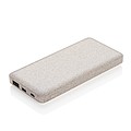 Powerbanka z pšeničnej slamy 10 000 mAh, svetlo béžová