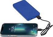 Powerbanka z recyklovaného plastu 10 000 mAh, modrá
