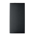 POWERDESK Hliníková powerbanka s kapacitou 8000 mAh, čierna