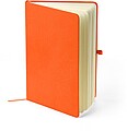 Poznámkový blok A5 s pevnými doskami, oranžová