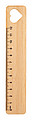 Pravítko 12cm, preglejka, motív srdce