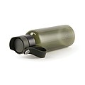 Priehľadná fľaša na pitie 600ml, z RPET, zelená