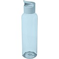 Priehľadná fľaša na pitie, 650ml, jemná modrá
