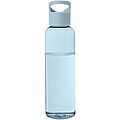 Priehľadná fľaša na pitie, 650ml, jemná modrá