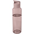 Priehľadná fľaša na pitie, 650ml, jemne ružová