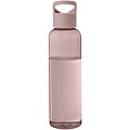 Priehľadná fľaša na pitie, 650ml, jemne ružová