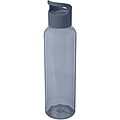 Priehľadná fľaša na pitie, 650ml, modrosivá