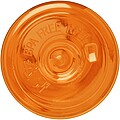 Priehľadná fľaša na pitie, 650ml, oranžová