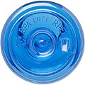 Priehľadná fľaša na pitie, 650ml, recyklovaný plast, modrá