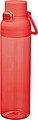 Priehľadná tritanová fľaša 750 ml, červená
