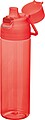 Priehľadná tritanová fľaša 750 ml, červená