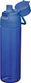 Priehľadná tritanová fľaša 750 ml, modrá