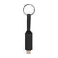 Prívesok na kľúče 60W kábel USB-C, čierna