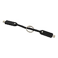 Prívesok na kľúče 60W kábel USB-C, čierna