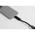 Prívesok na kľúče 60W kábel USB-C, čierna