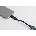 Prívesok na kľúče 60W kábel USB-C, tmavomodrá