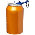 Prívesok na kľúče s otváračom, recyklovaný hliník, modrý