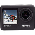Prixton DV670 4K akčná kamera s dvoma obrazovkami, čierna