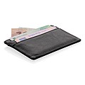 PU obal na karty s RFID ochranou, čierna