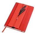 Puzdro na ceruzky s uchytením k notebooku, tmavomodrá