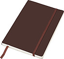 RATOFER Zápisník s mäkkým obalom A5 a zadným vreckom. Šedá.