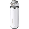 Recyklovaná fľaša na vodu z nehrdzavejúcej ocele Stanley Classic Wellspring 710 ml, biela