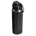Recyklovaná fľaša na vodu z nehrdzavejúcej ocele Stanley Classic Wellspring 710 ml, čierna