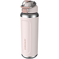 Recyklovaná fľaša na vodu z nehrdzavejúcej ocele Stanley Classic Wellspring 710 ml, svetloružová