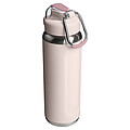 Recyklovaná fľaša na vodu z nehrdzavejúcej ocele Stanley Classic Wellspring 710 ml, svetloružová