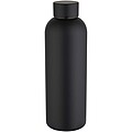 Recyklovaná jednovrstvová nerezová fľaša 750 ml, čierna