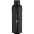 Recyklovaná jednovrstvová nerezová fľaša 750 ml, čierna