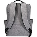 Recyklovaný batoh na notebook veľkosti 15”, sivý melír