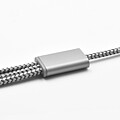 REJER Ultra-silný nabíjací kábel BrandCharger, gun metal