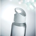 RIPUANA Sklenená fľaša s plastovým uzáverom, 470 ml, biela